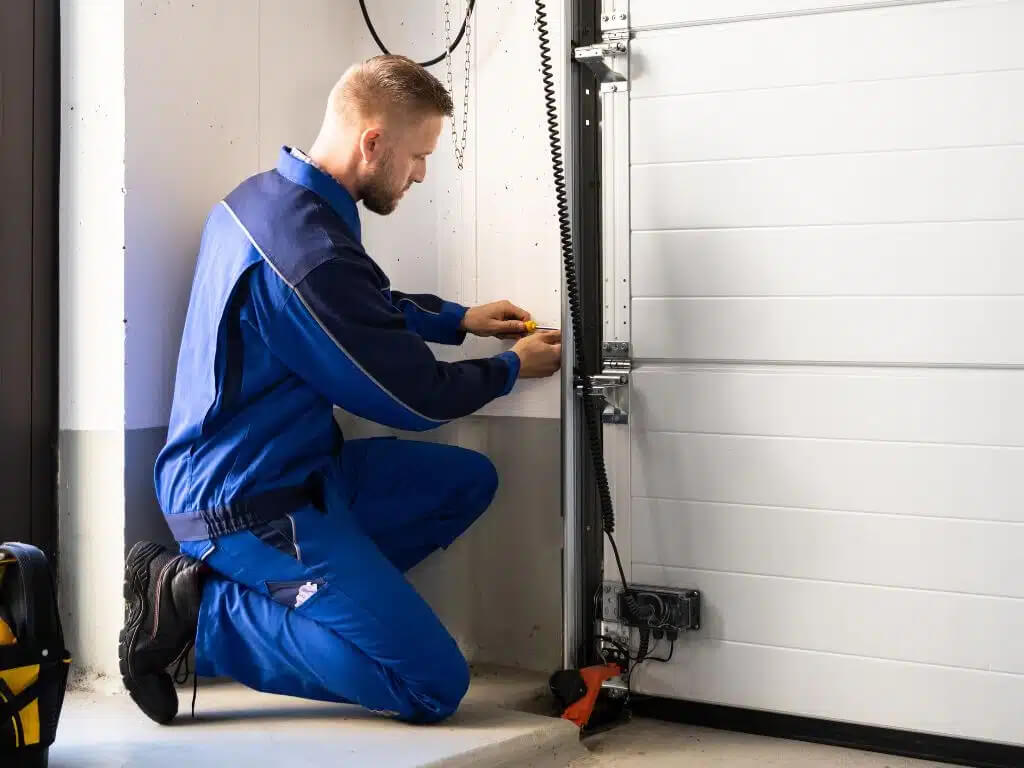 Off-track garage door repair in Etobicoke – White Oak Garage Doors